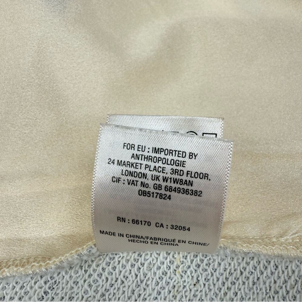 Anthropologie Cream and Gray Long Sleeve Tee - Picture 12 of 13
